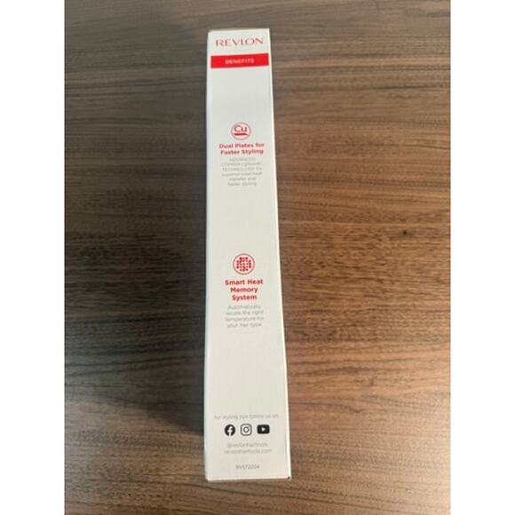 Revlon Copper Ceramic Dual Plate Hair Straightener 1½ inch Iron, Dual Voltage - Picture 9 of 10